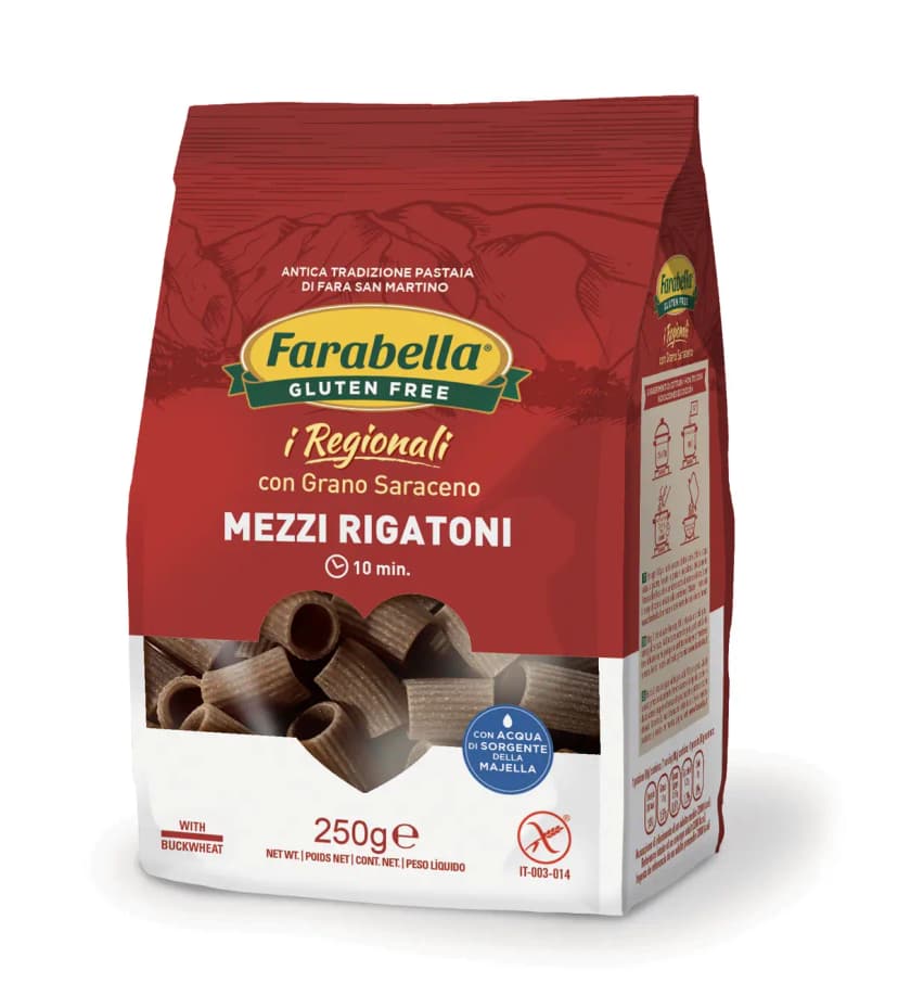 Mezzi Rigatoni s heljdom