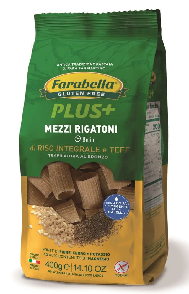 Mezzi Rigatoni od integralnog riža i teff-a